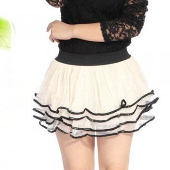 Mesh Short Skirt main image 1